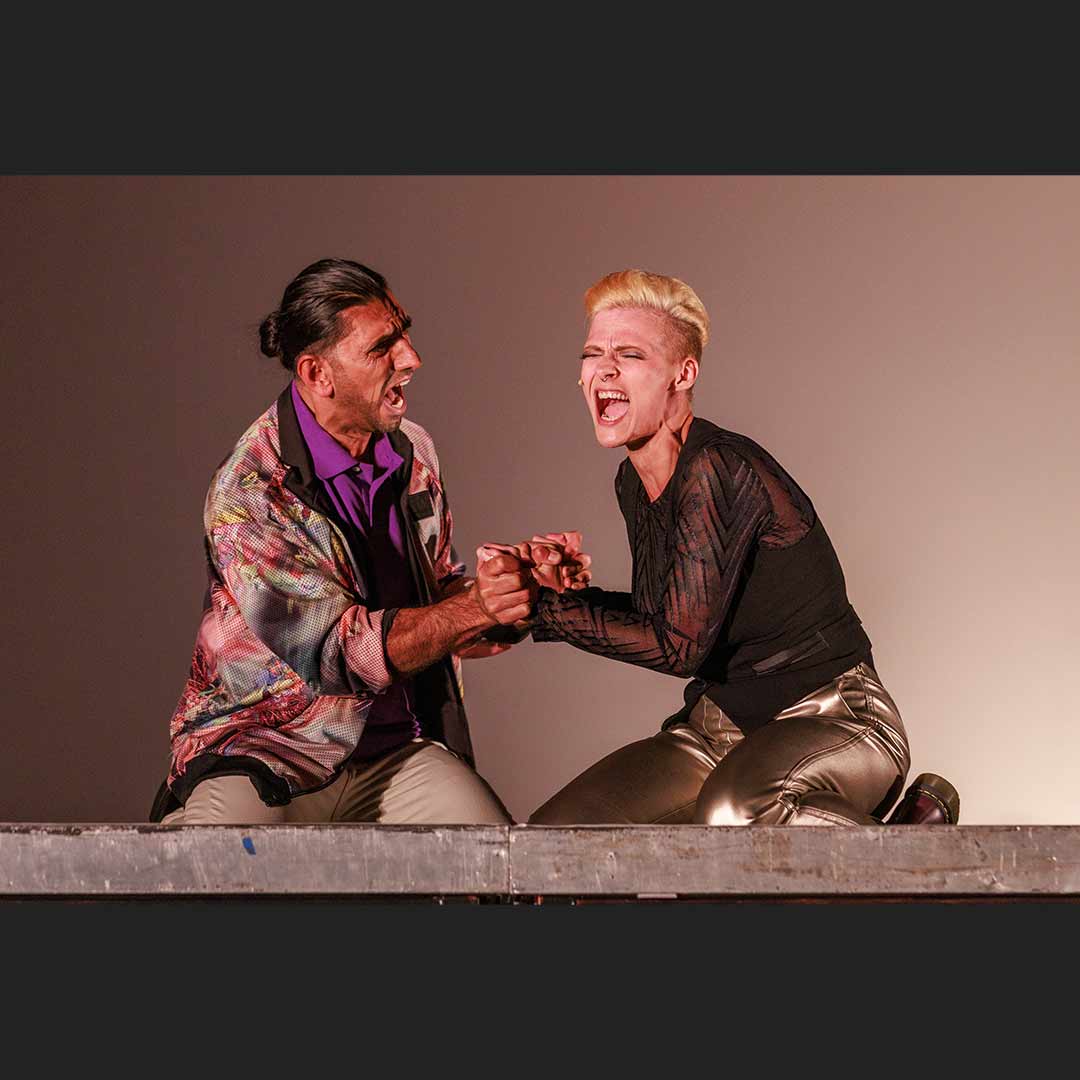 Aufnahme vom Theaterstück Hamlet unter der Regie von Werner Müller