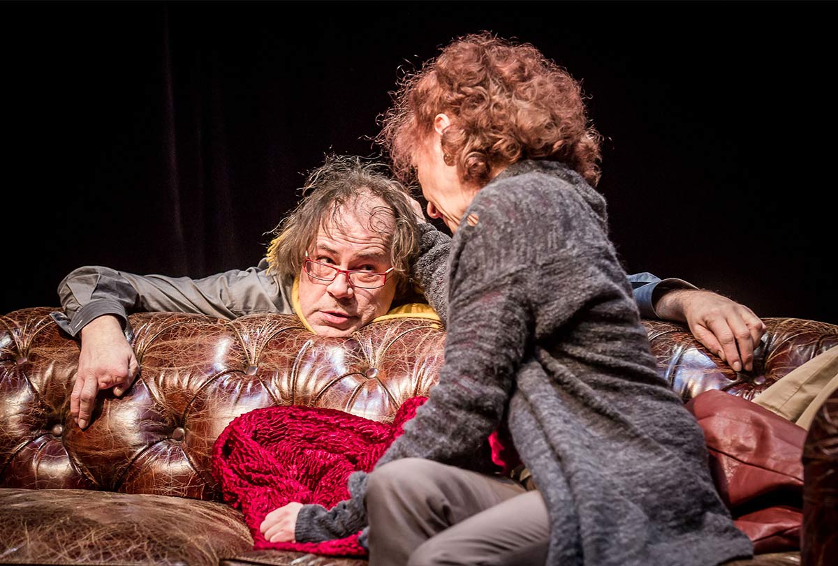 Aufnahme vom Theaterstück Der letzte Vorhang unter der Regie von Werner Müller