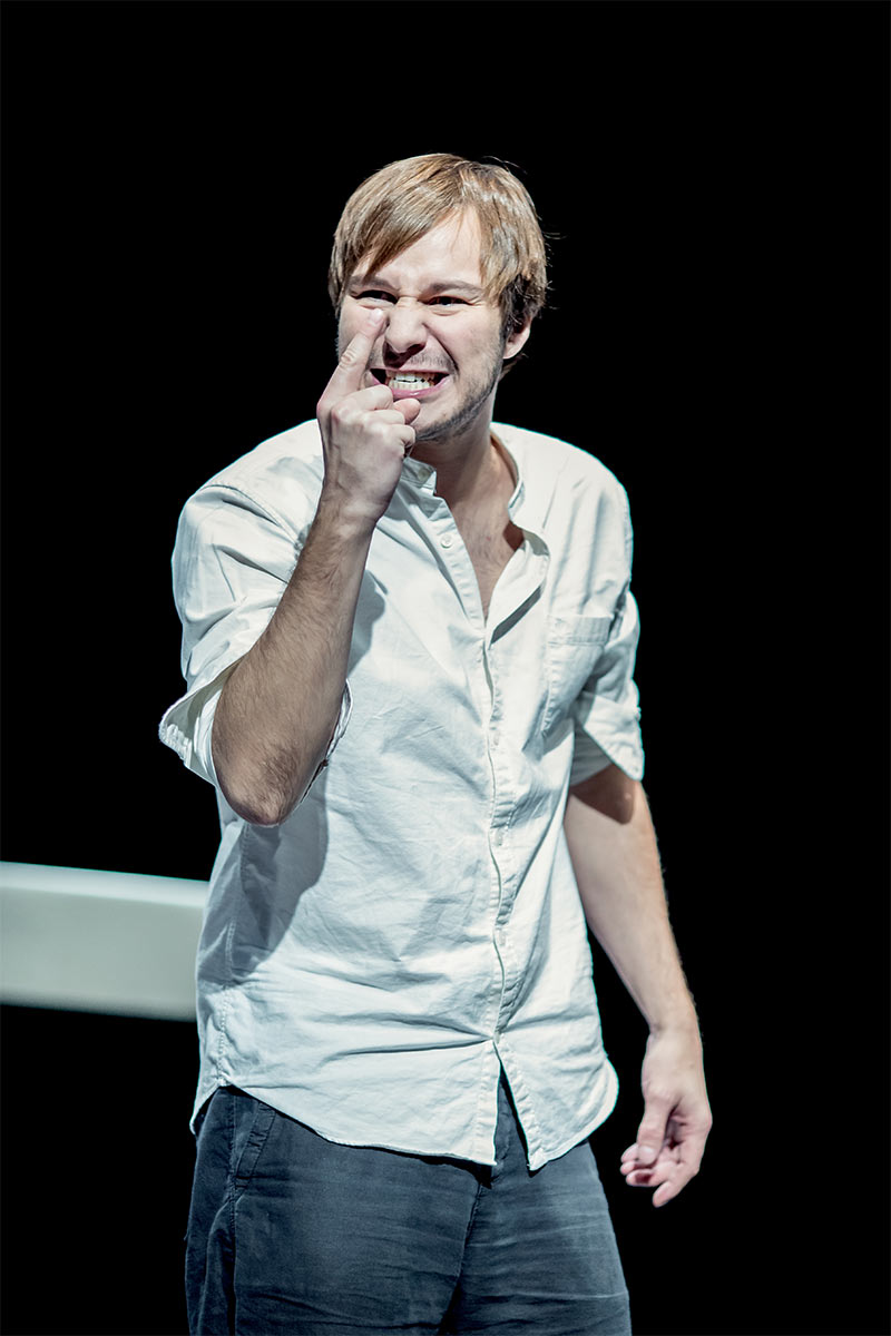Aufnahme vom Theaterstück Judas unter der Regie von Werner Müller