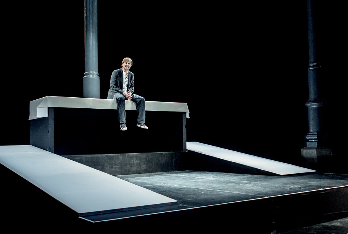 Aufnahme vom Theaterstück Judas unter der Regie von Werner Müller