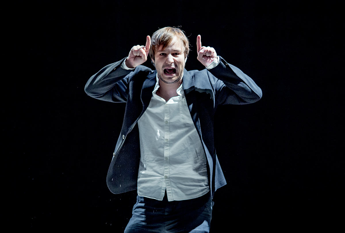 Aufnahme vom Theaterstück Judas unter der Regie von Werner Müller