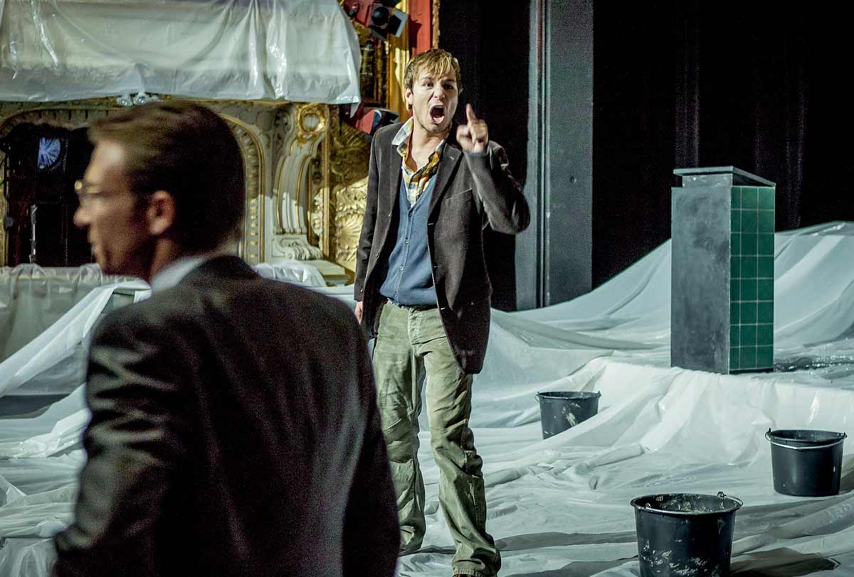 Aufnahme vom Theaterstück Ein Volksfeind unter der Regie von Werner Müller