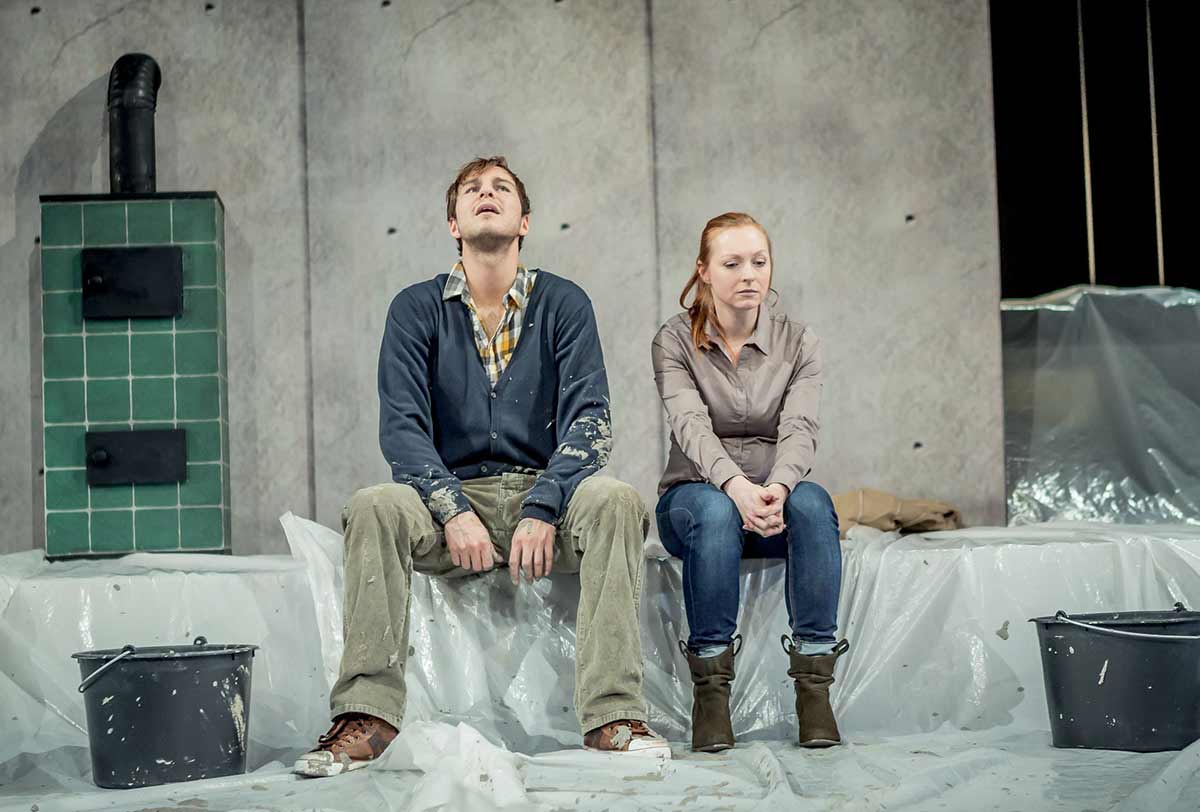 Aufnahme vom Theaterstück Ein Volksfeind unter der Regie von Werner Müller