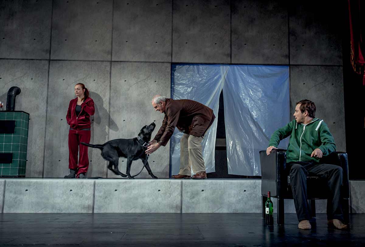 Aufnahme vom Theaterstück Ein Volksfeind unter der Regie von Werner Müller